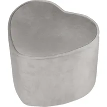 roba Kinderhocker Lil Sofa Herzform grau