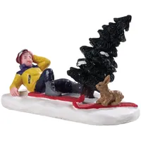 ROBBE Lemax - Ski Bunny 92765 Figur Weihnachtsdorf Winterdorf