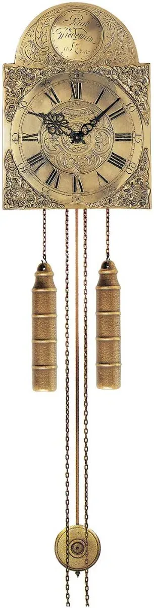 Pendeluhr klassisch Rundgong mit 1/2 Stundenschlag - AMS Modell: 539