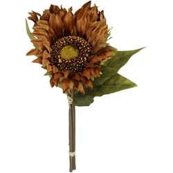 Kunstblume SUNFLOWER ocker - bunt