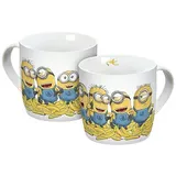 kompatible Ware Kaffeetassen-Set Minions bunt 300,0 ml 2-tlg.