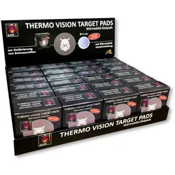 BOX 24x10 Stück AMR selbstklebende Wärmebild Zielpads Thermo Vision Target Pads