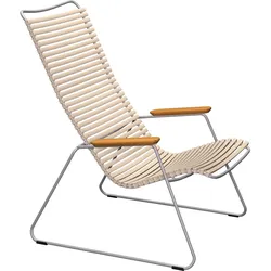 Outdoor Lounge Stuhl Click  Beige