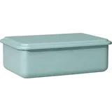 RIESS Vorratsbehälter mit Deckel medium Hoch 23x15x7cm Salbeigrün Emaille
