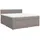 vidaXL Boxspringbett 180 x 200 cm Taupe