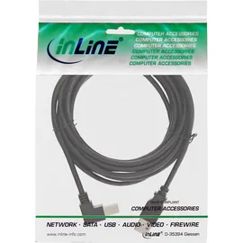 InLine USB-A auf USB-B 0,3 m Schwarz