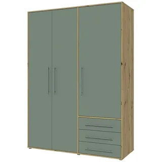 Sconto Kleiderschrank Morley 144,4 x 200 x 53 cm mehrfarbig
