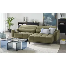 Sofa.de Ecksofa Logan ¦ grün ¦ Maße (cm): B: 277 H: 80 T: 179.0