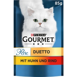 Purina GOURMET Perle Duetto 26x85g Huhn & Rind,