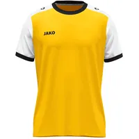 Jako Dynamic kurzarm gelb/weiß/schwarz, 140