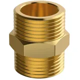 Flamco Doppelnippel 1 1/4" Messing, flachdichtend