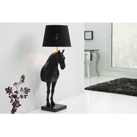 Riess Ambiente Design Stehlampe BLACK BEAUTY 130cm schwarz Pferdefigur