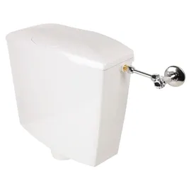 Calmwaters Aufputz Spülkasten WC wassersparend 2-Mengen-Spülung Weiß