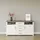 Set One by Musterring Sideboard York 55-B 185 x 95 x 45 cm weiß