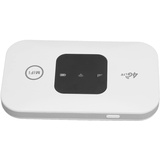 PUSOKEI WLAN-Router 4G LTE Entsperrter WLAN-Hotspot, 150 Mbit/S Drahtloses WLAN-Gerät, Tragbarer WLAN-Router, 2100 MAh Große Kapazität und Verbindet Bis zu 10 Geräte, Pocket-WLAN (weiß)