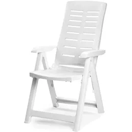 Mojawo Klappsessel Klappstuhl 61 x 60 x 109 cm weiß