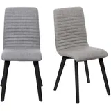 OTTO home Esszimmerstuhl Arosa Polyester grau 2er Set