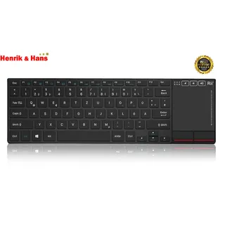 Rii K22 Funk Kabellos MultiMedia Tastatur Touchpad Wireless Computer Keyboard