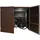 MCW WPC-Fahrradgarage Fahrradbox Metall Holzoptik abschließbar 2 Räder 172x213x112cm braun