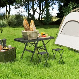 modfu Klapptisch 90 x 40,5 x 58 cm Schwarz