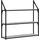 vidaXL Wandregal 80 x 21 x 78,5 cm Grau Sonoma