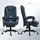 Vinsetto Massagestuhl 1-Sitzer Blau Arbeitszimmer