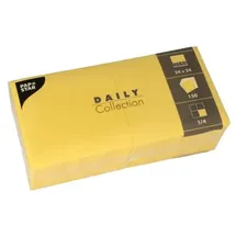Papstar Servietten Daily Collection gelb 2-lagig 24,0 x 24,0 cm, 150 St.
