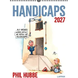 Lappan Verlag Handicaps 2027: Monatskalender für die Wand