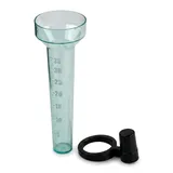 Voxlara Regenmesser, Regenwassermesser Wassermesser Kunststoff, Regenmesser Frostsicher für Garten, 35 mm Regenwassermesser mit Klarer Skala für Hof, Deck, Rasen, Gartenzubehör