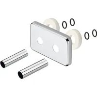 SANOTECHNIK Heizkörper-Abdeckrossette Sanotechnik Kunststoff 20 mm eckig weiß