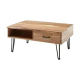 Sofa.de Couchtisch Mustique Akazie massiv natur beige 110 x 50 x 72 cm