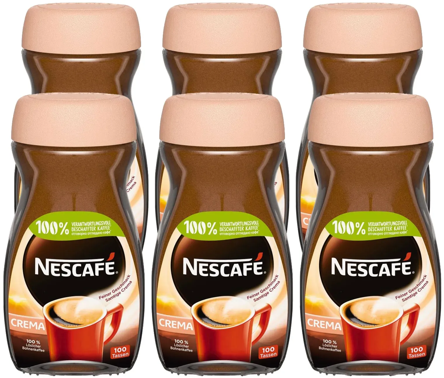 Nescafe Classic Crema 200 g, 6er Pack