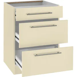 WIHO KÜCHEN Unterschrank Unna 50 x 57 x 82 cm Beige