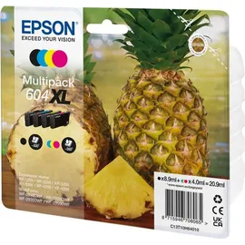 Epson 604XL Ananas schwarz + 604 Ananas CMY