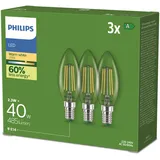 Philips LED-Kerzenbirne 8720169325074 2,3 W E14 warmweiß 3 St.