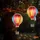 GLOBO Solarleuchte Metall 20x LED 20x10 cm schwarz