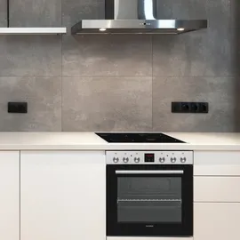 Telefunken B-HS-75-I-I Einbauherd Set mit Induktionskochfeld und Backofen