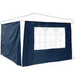 Relaxdays Pavillon-Seitenteile 2 Stück 2,90 x 1,90 x 0,50 m Blau