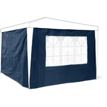 Relaxdays Pavillon-Seitenteile 2 Stück 2,90 x 1,90 x 0,50 m Blau