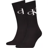 stichd b.v. Calvin Klein Herren Socken Monogram 2er Pack - schwarz - 39|40|41|42