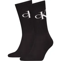 stichd b.v. Calvin Klein Herren Socken Monogram 2er Pack - schwarz - 39|40|41|42