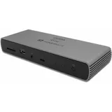 Dicota 10-in-1 Docking Station 8K TB4/HDMI PD 9 (Thunderbolt, 10 Ports), Dockingstation + USB Hub, Grau