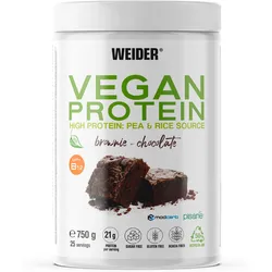 Proteinpulver Vegan 750 g Schokolade EINHEITSGRÖSSE