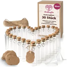 WeddingTree Mini Glasflasche 18 ml 30 St.