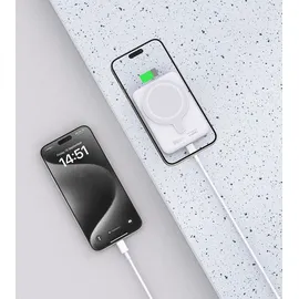 TECH-PROTECT PB11 Lifemag MagSafe Power Bank 10000 Mah Weiss - Weiß