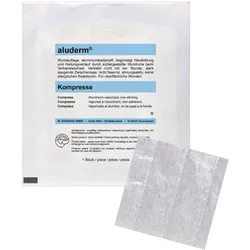 ALUDERM Kompressen 7,5x7,5 cm 1 St Kompressen