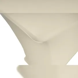 TexDeko Hussen für Bierzeltgarnitur 220 x 50cm, Blickdicht Biertischhusse 3TLG Set Creme)