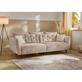 JOB Bigsofa Spa Stoff 2-Sitzer Beige
