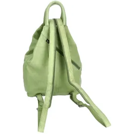 The Skandinavian Brand Damen Leder Rucksack Green