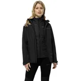 Jack Wolfskin Glaabach 3in1 Jacket Damen black XS